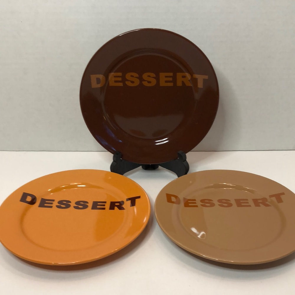 Godinger Dessert Plates- set of 3